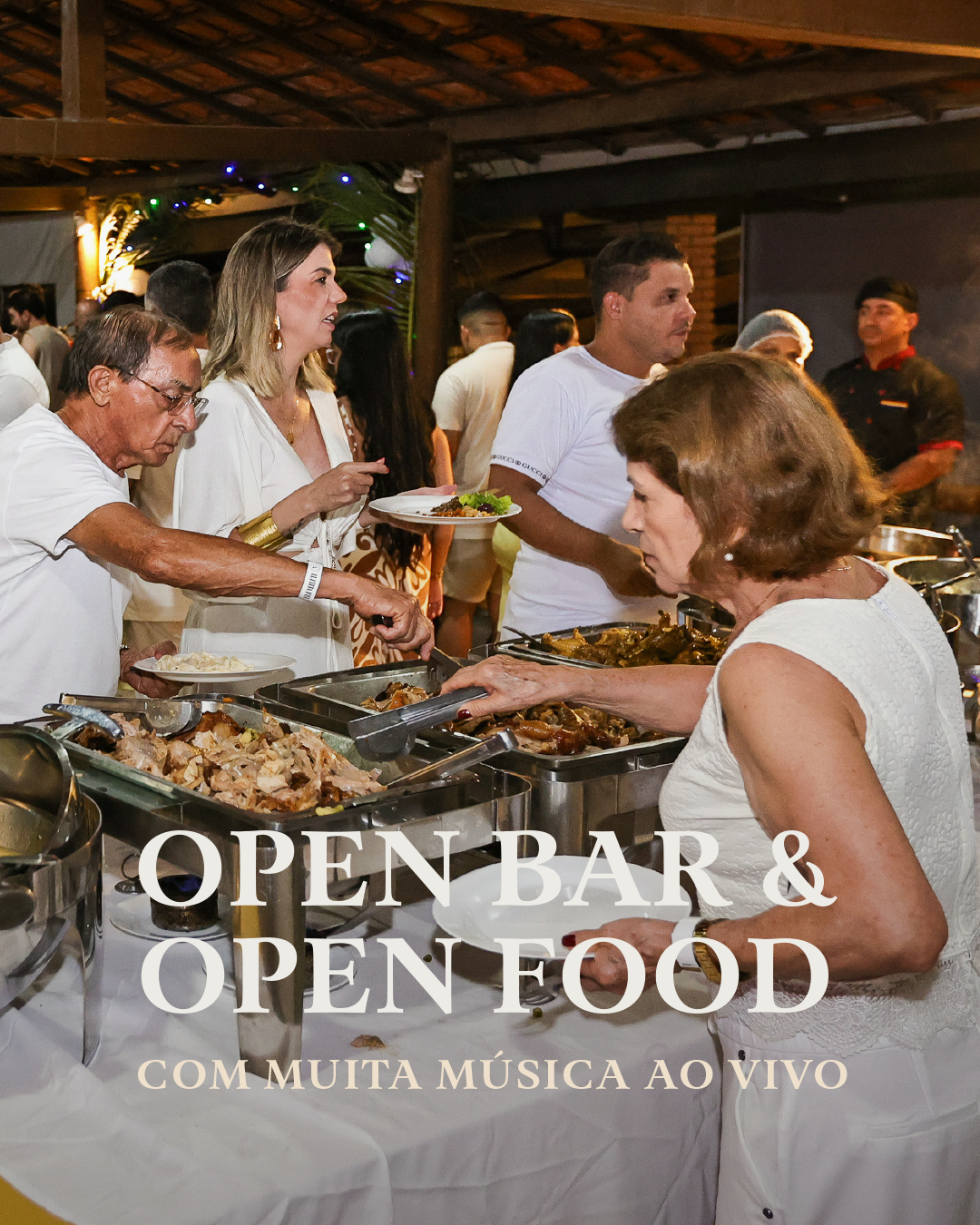 open bar e food